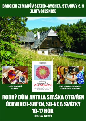 Rodný dům Antala Staška otevřen Rodný dům Antala Staška otevřen